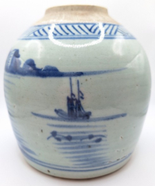 Gemberpot met rijke decoratie