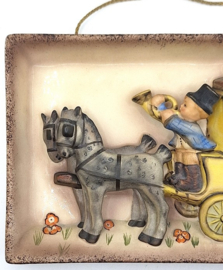 Hummel wandplaquette 'The mail is here'