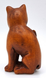 Netsuke van een kat