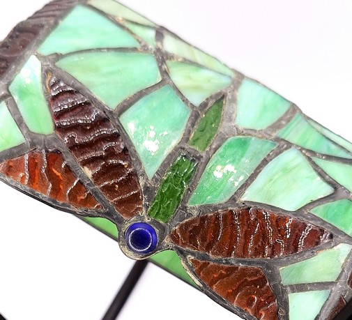 Tiffany stijl notarislamp 'Dragonfly'