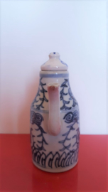 Chinees olie / soja kannetje met floraal decor