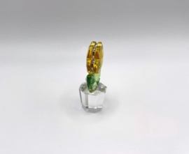 Gele bloem in bloempotje 9460/000/158