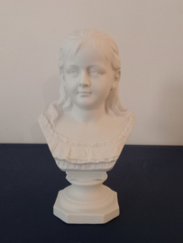 Biscuit buste van Koningin Wilhelmina