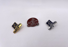 3 Hummel Club broches