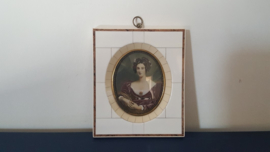 Miniatuur portret van Lady Lyndhurst