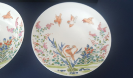 2x kop en schotel Japans eierporselein