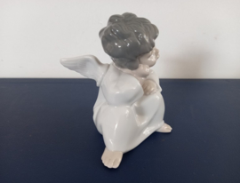 Lladro zittende engel