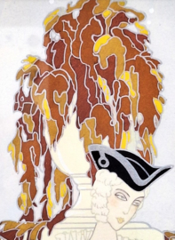 Pochoir Max Nimoy - 'Il romanzo d’amore'