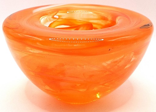 Kosta Boda - Waxinelichthouder oranje