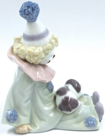 Lladro beeldje, clown met hond #5277