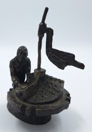 Bronzen beeldje door Jaap Hartman