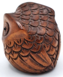 Netsuke van een uil