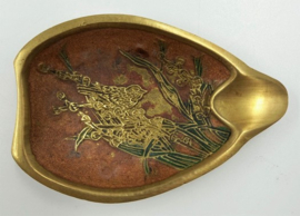 Cloisonné setje met zwaan