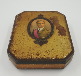 Vierkant blik van koning Leopold III