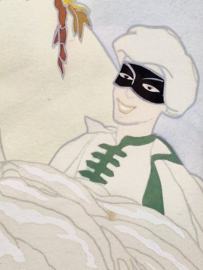 Pochoir Max Nimoy - 'Il romanzo d’amore'