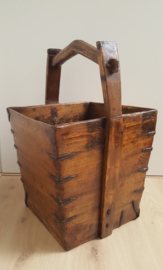 Originele houten rijstmand