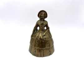 Messing tafelbel van dame