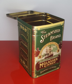 Groot blik “The Steamship Brand”
