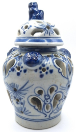 Chinees wierrookpotje met tempelleeuw 