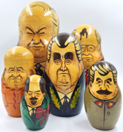 6-delige matroesjka Russische leiders
