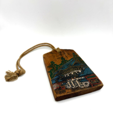 Japanse houten hanger