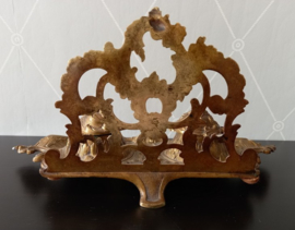 Messing inktstel in rococo stijl