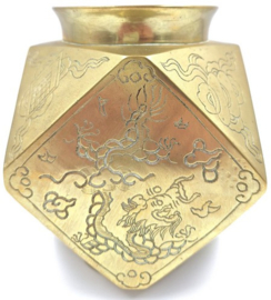 Japanse messing vaas