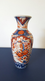 Imari vaas rood/blauw