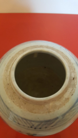 Chinese blauw/witte gemberpot