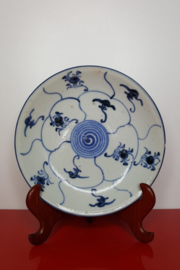 Chinees blauw / wit bordje