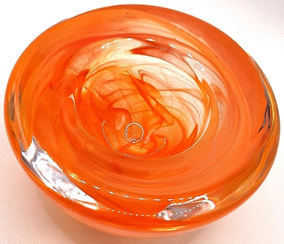 Kosta Boda - Waxinelichthouder oranje