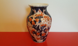 Imari vaas oranje/blauw