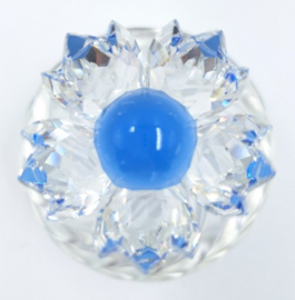 Juwelendoosje blauwe bloem 7464/000/000