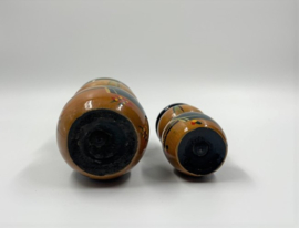 Twee kokeshi poppen