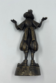 Bronzen beeldje van een clown