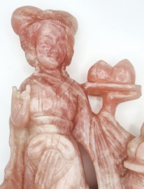 Chinees rozenkwarts beeld