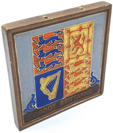 Cloisonné tegeltje 'Groot Brittannië'