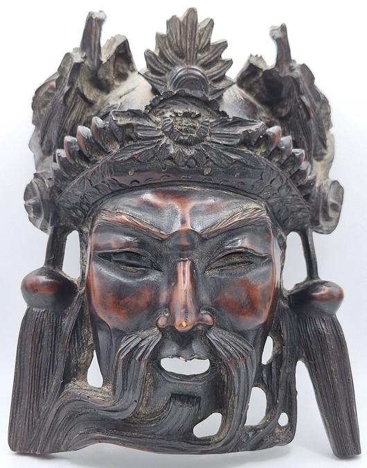 Chinees houten wandmasker