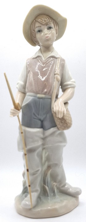 Lladro Fisher Boy #4809