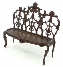 Mini bronzen zitbank