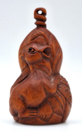 Netsuke van een rat