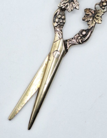 Decoratieve zilveren druivenschaar