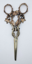 Decoratieve zilveren druivenschaar