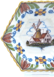 Zeshoekig Makkum sierbordje nummer ZZ51
