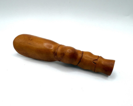 Netsuke theeschep met slang