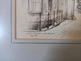 Litho van de Gasthuispoort in Den Bosch