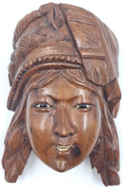 Indonesisch houten wandmasker