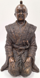 Bronzen samoerai paar