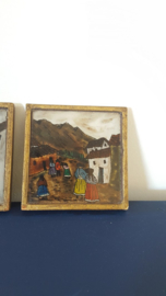 Miniatuur schilderijtjes uit Peru