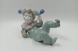 Lladro Nao Liggende clown